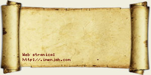 Una Panjković vizit kartica